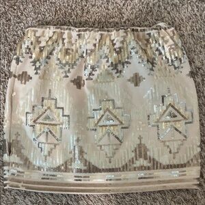 Sequin Aztec Skirt